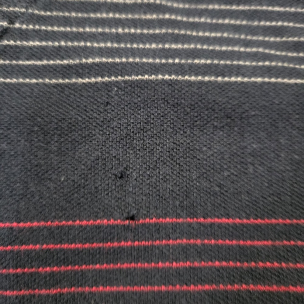 VTG ROCAWEAR Short Sleeve Striped Collared Polo Shirt Mens Sz L 100% Cotton Y2K - Picture 12 of 14